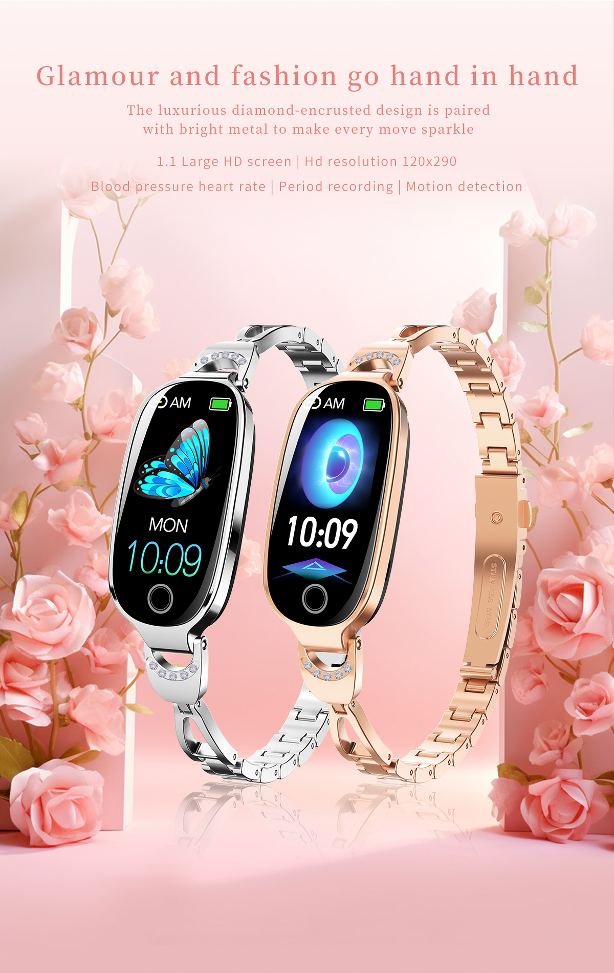 F81 Girl Heart Rate Waterproof - Breath Rate Monitor บทวิจารณ์และราคา