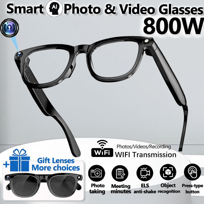 2026 Smart Glasses 800W Camera - Smart Glasses Lens บทวิจารณ์และราคา