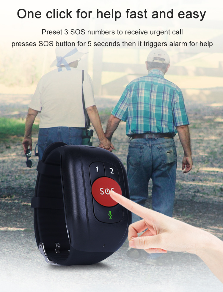 Elderly Watch For Seniors GPS  - Fall Detection Watch บทวิจารณ์และราคา