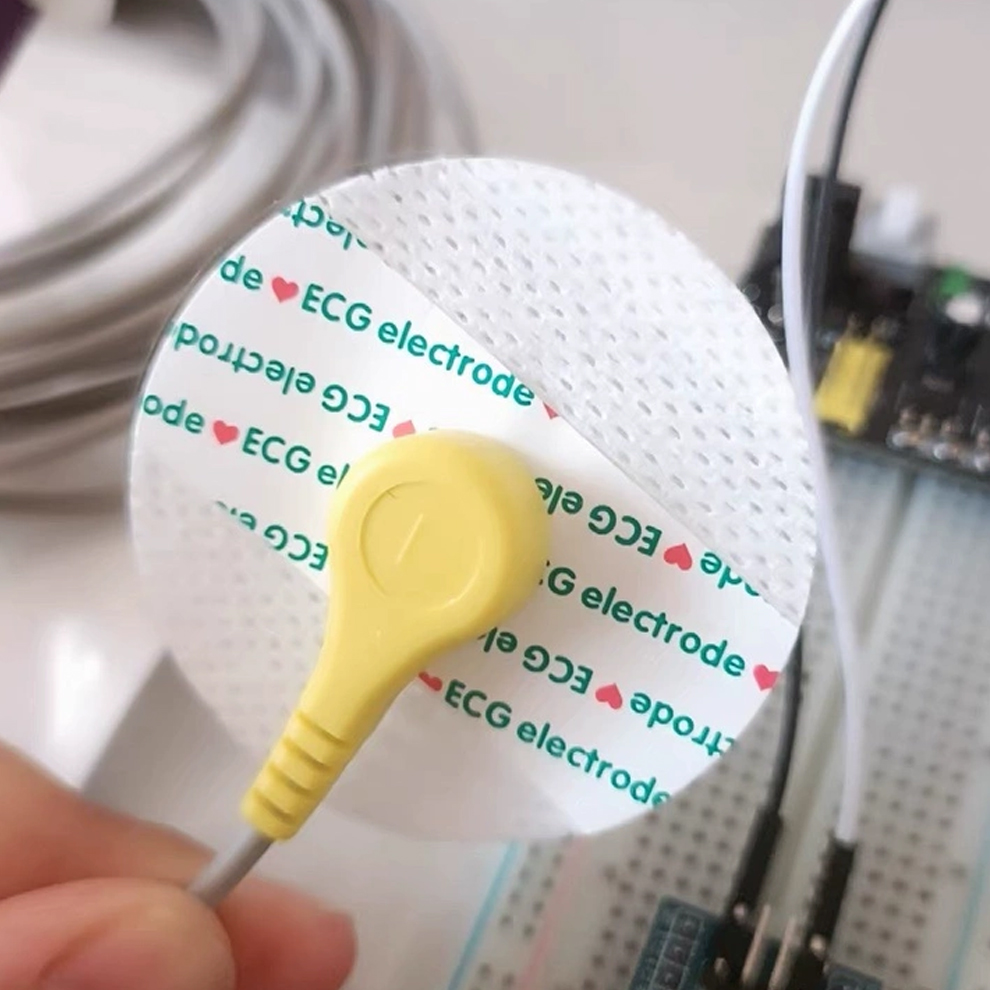50pcs/1Bag ECG EKG Electrode P - Ecg Patch Monitor บทวิจารณ์และราคา