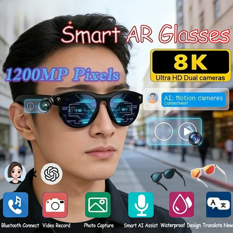 8KHD Smart AI Glasses Color Ch - Smart Glasses Lens บทวิจารณ์และราคา