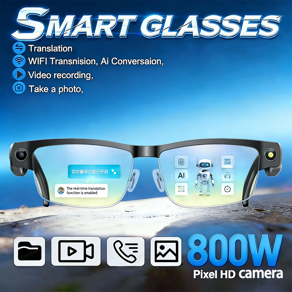2026 New Al Smart Glasses 800W - Smart Glasses Lens บทวิจารณ์และราคา