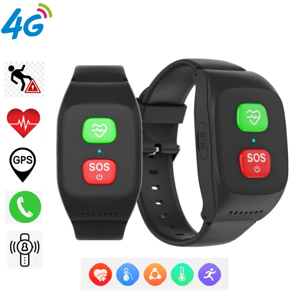 Fall Detection 4G Elderly Smar - Fall Detection Watch บทวิจารณ์และราคา
