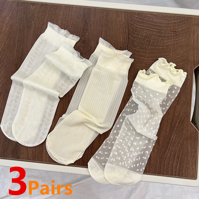 3Pairs/Lot Baby Girls Knee Hig - Baby Sock Oximeter บทวิจารณ์และราคา