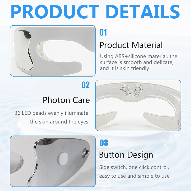 Red Light Theraphy Eye Massage - Light Therapy Glasses บทวิจารณ์และราคา