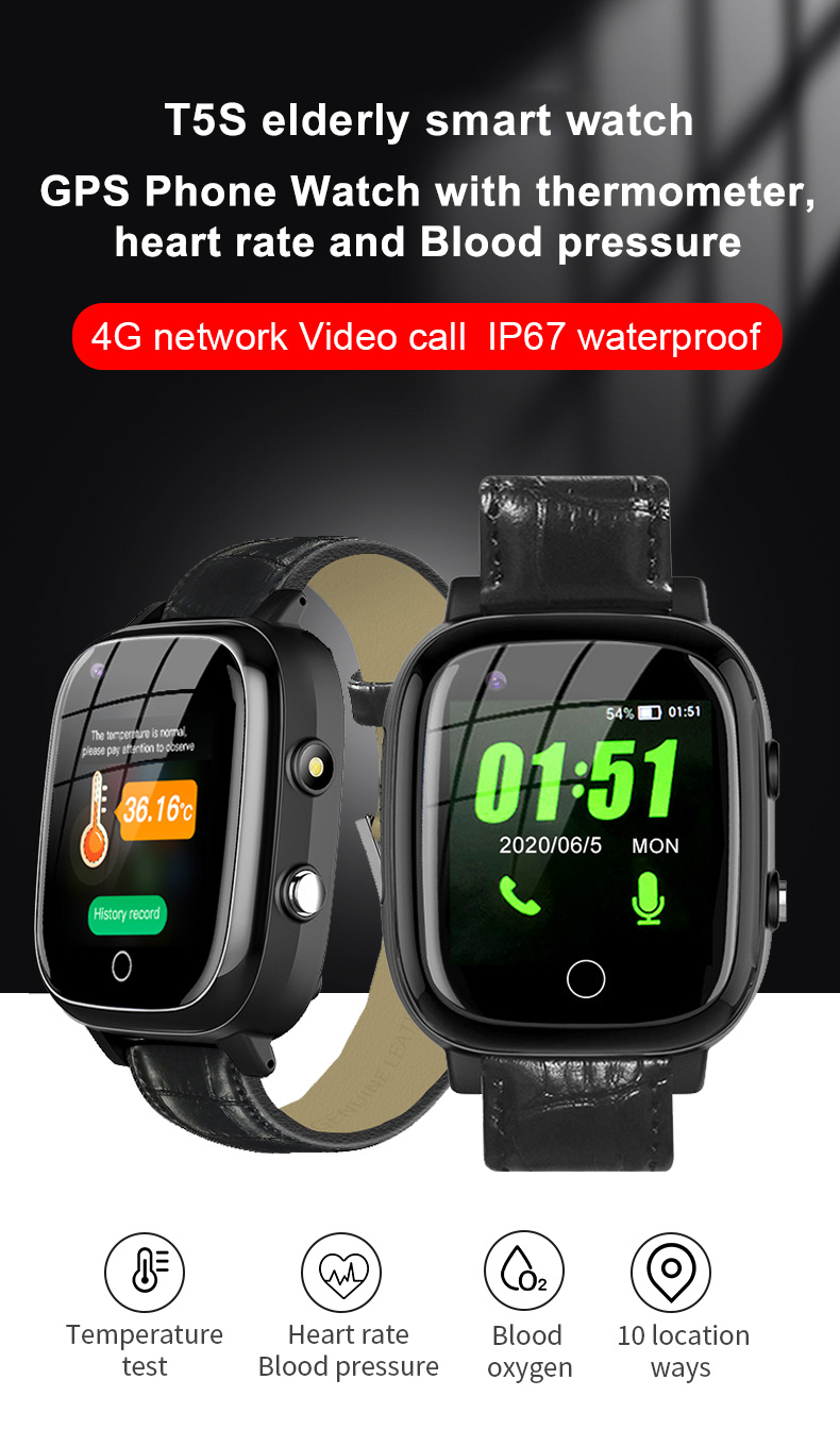 Elderly Smart Watch For Old Pe - Fall Detection Watch บทวิจารณ์และราคา
