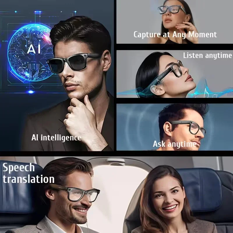 6K HD AI Camera Glasses 800MP  - Smart Glasses Lens บทวิจารณ์และราคา