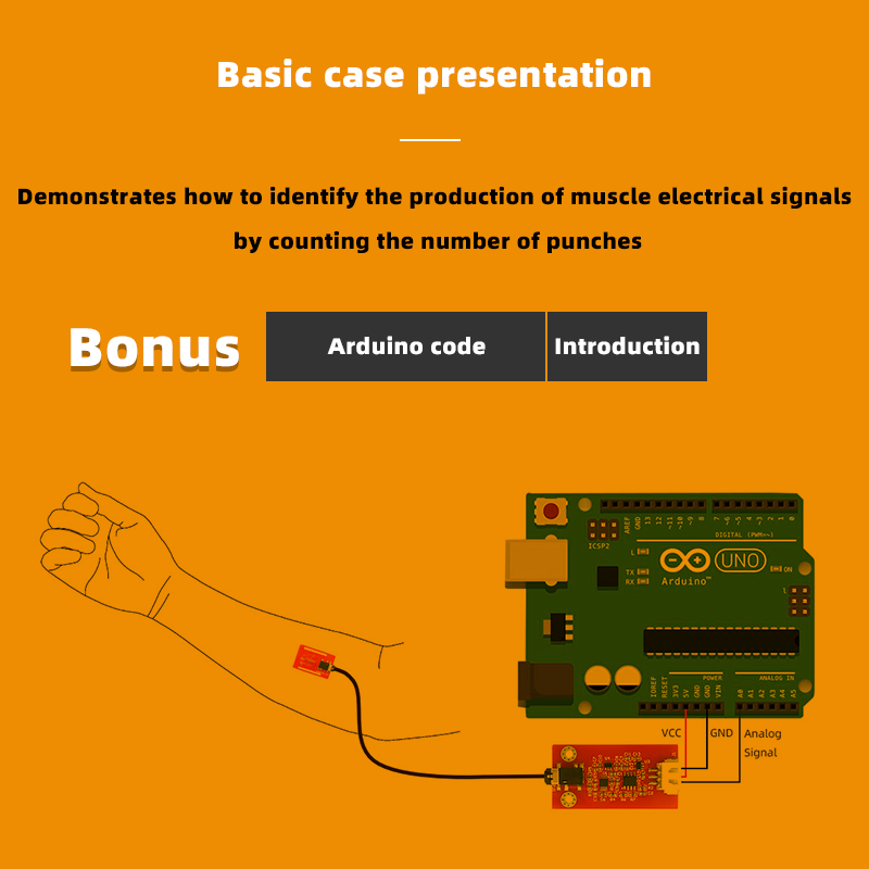 Dry Electrode EMG Sensor Elect - Muscle Sensor Emg บทวิจารณ์และราคา