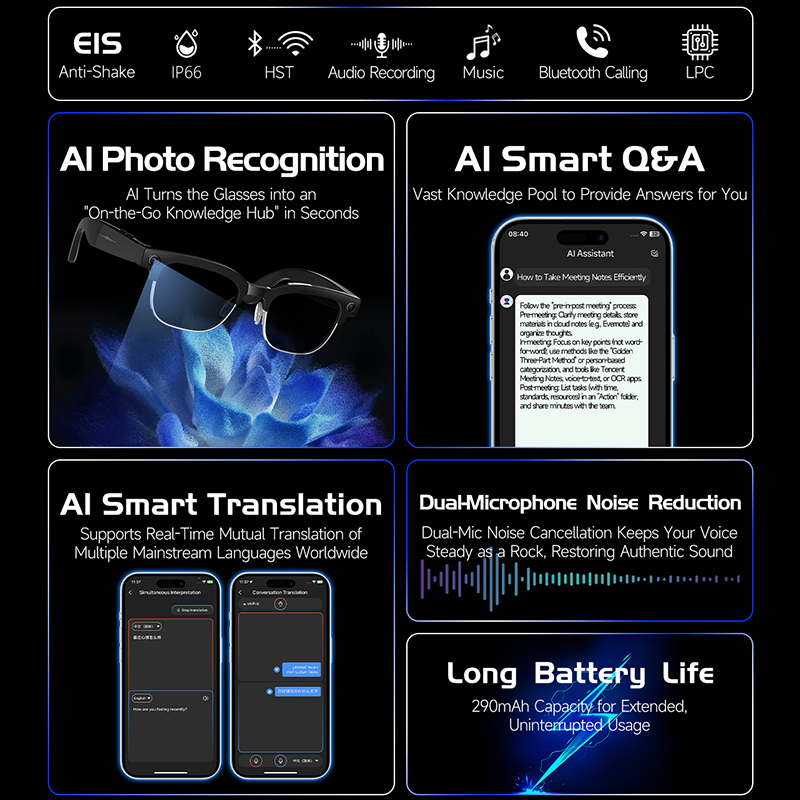 2026New 800W Pixel Camera Smar - Smart Glasses Lens บทวิจารณ์และราคา