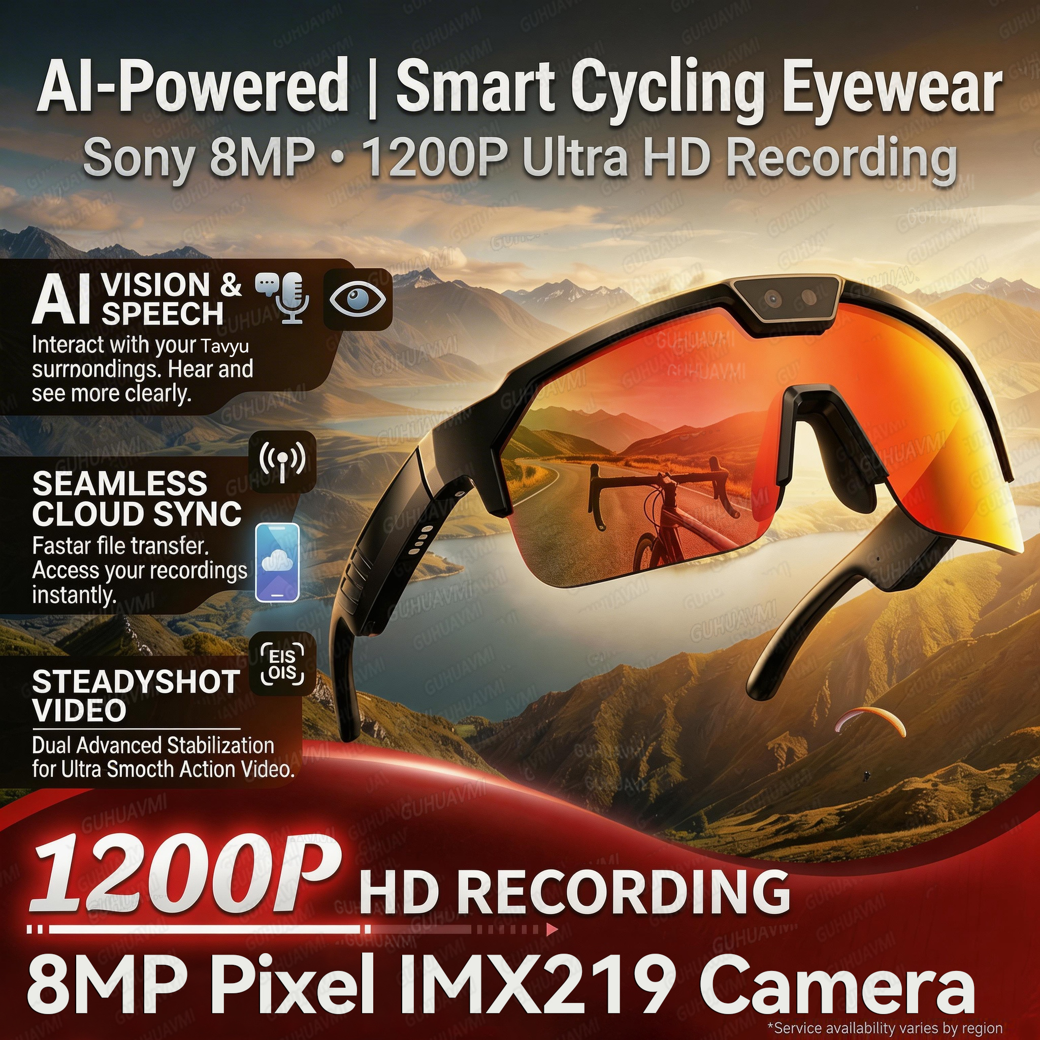 2026New AI Smart Glasses 1200P - Smart Glasses Lens บทวิจารณ์และราคา