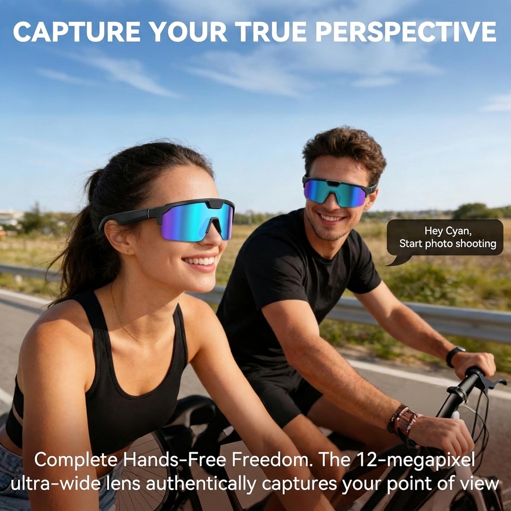 2026New AI Smart Glasses 1200P - Smart Glasses Lens บทวิจารณ์และราคา