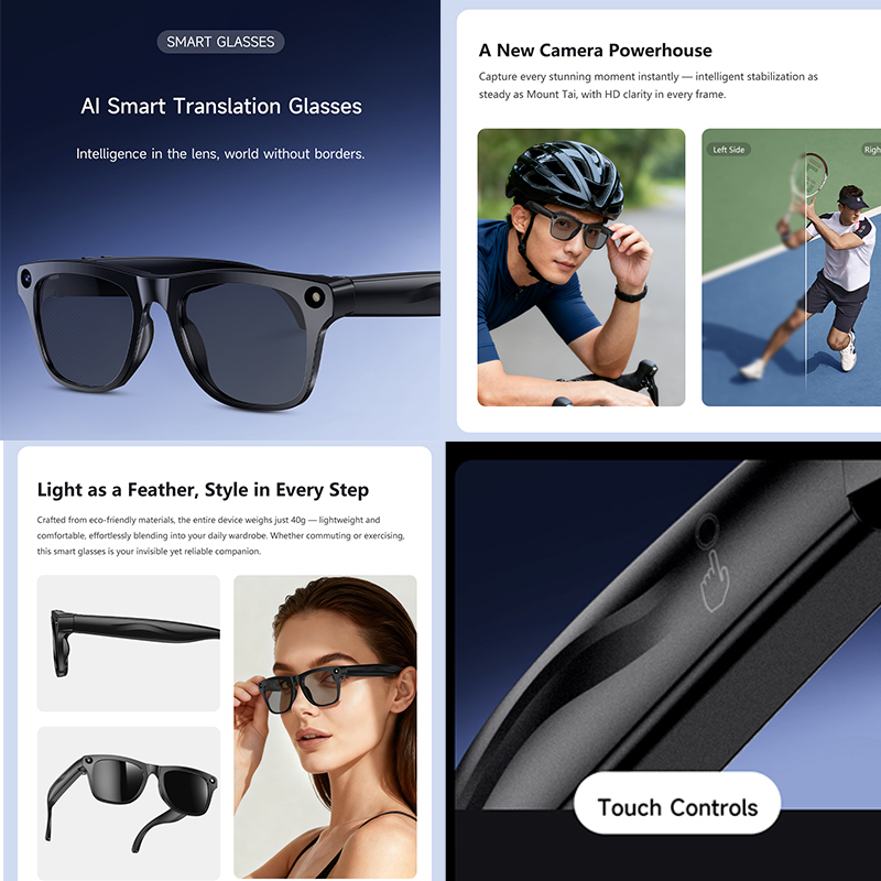 2026 New AI Smart Translation  - Smart Glasses Lens บทวิจารณ์และราคา