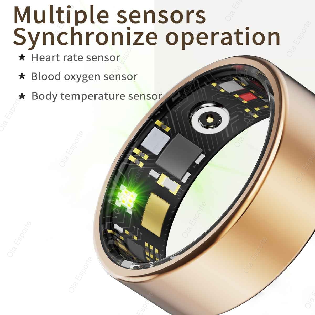 R09 Smart Ring Men Women with  - Temperature Ring Skin บทวิจารณ์และราคา