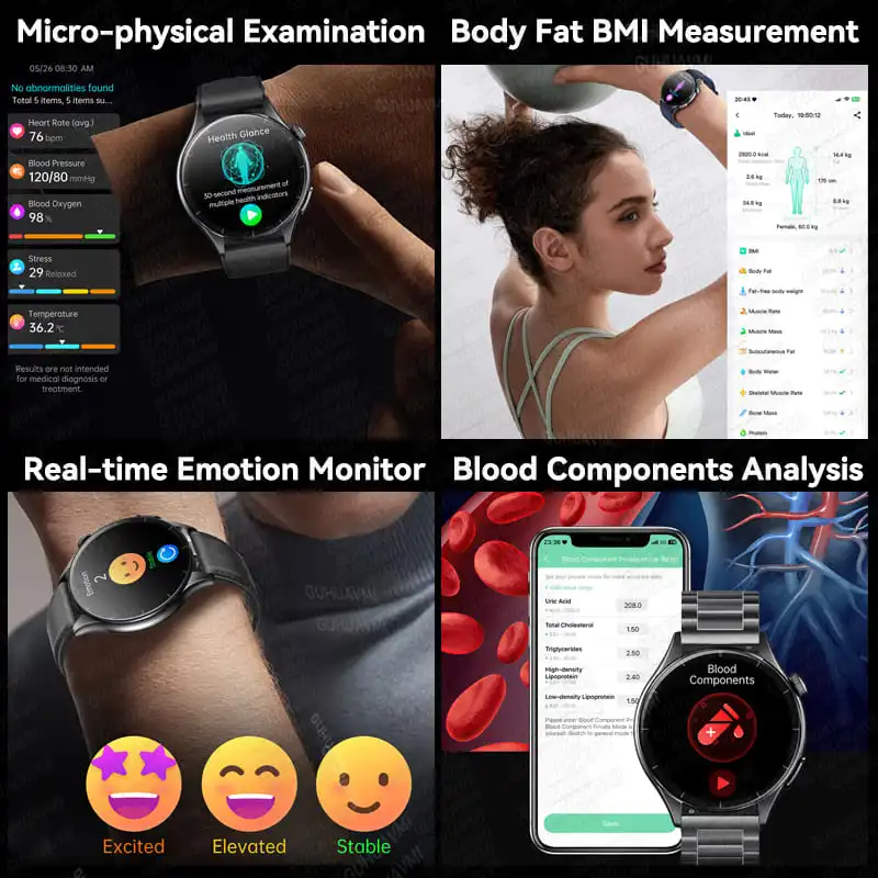 ECG Health Diagnosis Smart Wat - Fatigue Band Monitor บทวิจารณ์และราคา