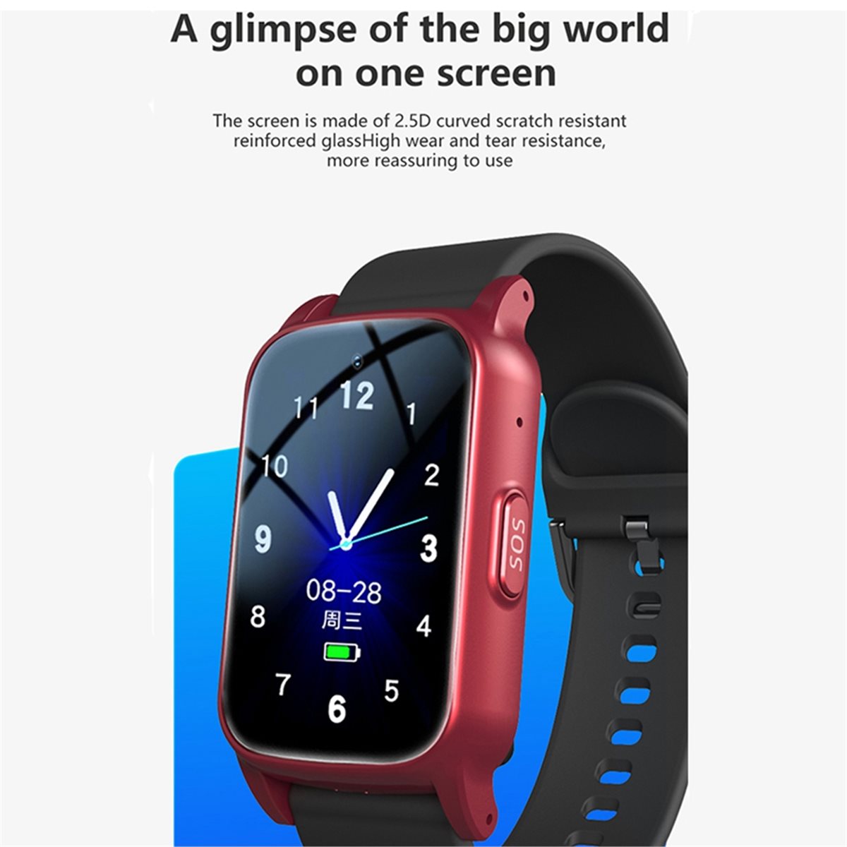 4G Elderly Smart Watch with GP - Fall Detection Watch บทวิจารณ์และราคา