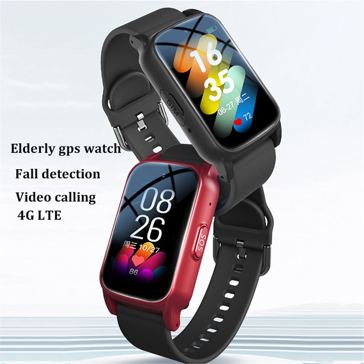 4G Elderly Smart Watch with GP - Fall Detection Watch บทวิจารณ์และราคา